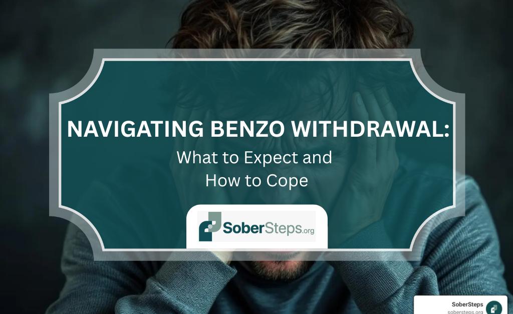Person experiencing anxiety while coping with benzodiazepine withdrawal symptoms